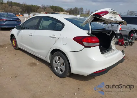 2017 Kia Forte Lx из США, поврежденный, VIN 3KPFK4A79HE081963